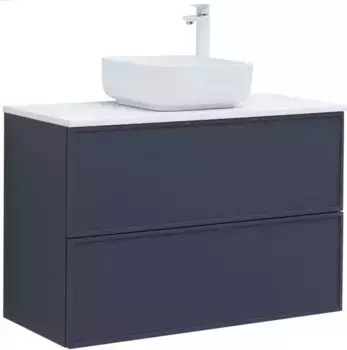 Тумба с раковиной «Aquanet» Арт 100 (City 38/38) маренго