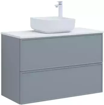 Тумба с раковиной «Aquanet» Арт 100 (City 38/38) мисти грин