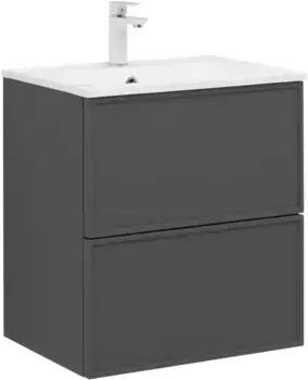 Тумба с раковиной «Aquanet» Арт 60 (Арт 60) ясень графит
