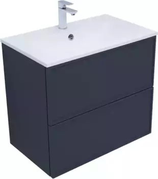 Тумба с раковиной «Aquanet» Арт 75 (Арт 75) маренго