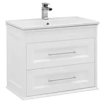 Тумба с раковиной «Aquanet» Бостон М 80 (Flat 80) подвесная белая