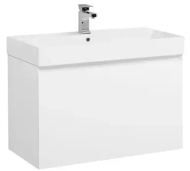 Тумба с раковиной «Aquanet» Йорк 85 (Stance 85) подвесная белая