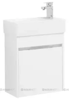 Тумба с раковиной «Aquanet» Лидс 50 (Mini 50 7045) подвесная белая