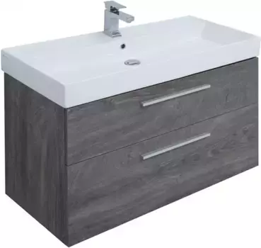 Тумба с раковиной «Aquanet» Nova 100 (Stance 100) без ручек подвесная дуб рошелье