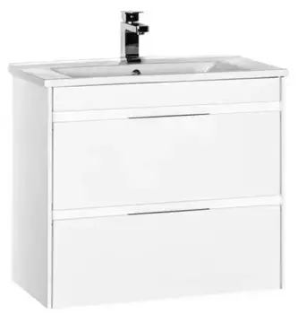 Тумба с раковиной «Aquanet» Тулон 75 (Atria 75 9075) подвесная белая