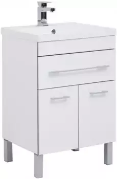 Тумба с раковиной «Aquanet» Верона 58 (Нота 58) белая