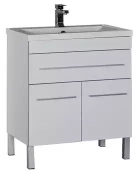 Тумба с раковиной «Aquanet» Верона 75 (Нота 75 New) белая