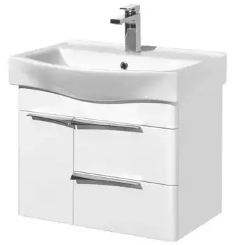Тумба с раковиной «Aquaton» Беверли 65 (Беверли 65) подвесная белая