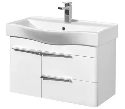 Тумба с раковиной «Aquaton» Беверли 80 (Беверли 80) подвесная белая