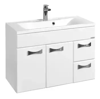 Тумба с раковиной «Aquaton» Диор 80 (Премьер 80М) подвесная белая