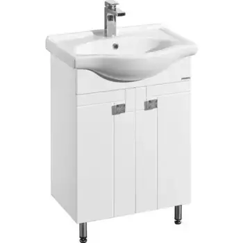 Тумба с раковиной «Aquaton» Фиджи 60 (Селигер 60) белый глянцевый