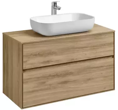 Тумба с раковиной «Aquaton» Либерти 100 (Лола 60) 1A281103LYC70) подвесная дуб эльвезия