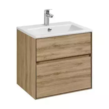 Тумба с раковиной «Aquaton» Либерти 60 (Элина 60) подвесная дуб эльвезия