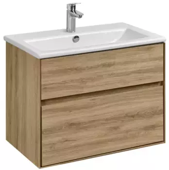 Тумба с раковиной «Aquaton» Либерти 75 (Элина 75) подвесная дуб эльвезия