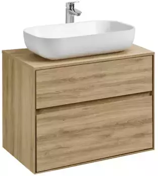 Тумба с раковиной «Aquaton» Либерти 75 (Лола 60) 1A281003LYC70) подвесная дуб эльвезия