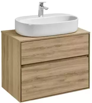 Тумба с раковиной «Aquaton» Либерти 75 (Одри 62/42) 1A281003LYC70) подвесная дуб эльвезия