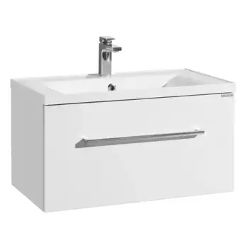 Тумба с раковиной «Aquaton» Мадрид 80 М (Айрис 80) подвесная белая