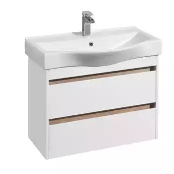 Тумба с раковиной «Aquaton» Нортон 80 (Беверли 80) подвесная белая