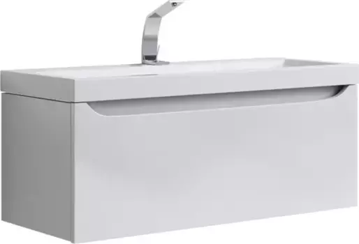 Тумба с раковиной «Aqwella 5 Stars» Verona 100 (Infinity 100) подвесная белая