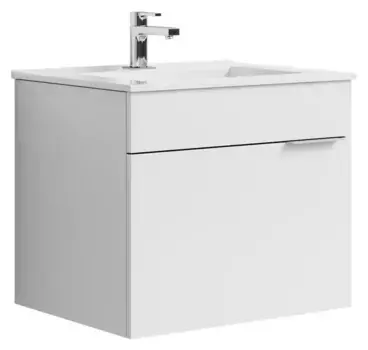 Тумба с раковиной «Aqwella» Бриг 60 (Quadro 60) подвесная белая