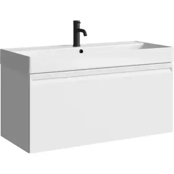 Тумба с раковиной «Aqwella» Pure 100 (Вилис 100) подвесная белая