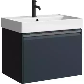 Тумба с раковиной «Aqwella» Pure 66 (Вилис 65) подвесная серая