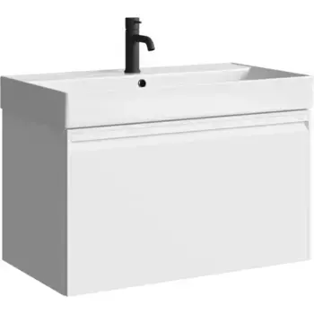 Тумба с раковиной «Aqwella» Pure 81 (Вилис 80) подвесная белая