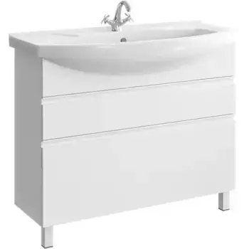 Тумба с раковиной «Aqwella» Rodos 107 (Элеганс 105) белая