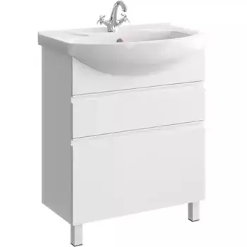 Тумба с раковиной «Aqwella» Rodos 76 (Элеганс 75) белая