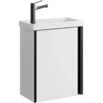 Тумба с раковиной «Aqwella» Urban 45 (Фостер 45) подвесная белый глянец универсальная