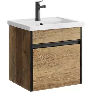 Тумба с раковиной «Aqwella» Urban 50 (Фостер 50) подвесная дуб балтийский