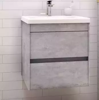 Тумба с раковиной «Art&Max» Family 50 (Am-lav 50) подвесная Cemento Veneto