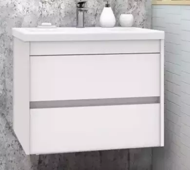 Тумба с раковиной «Art&Max» Family 75 (Am-lav 75) подвесная Bianco Lucido