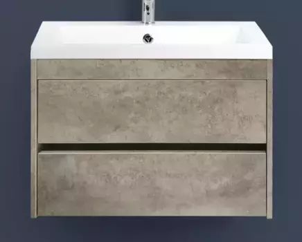 Тумба с раковиной «Art&Max» Family 90 (Am-lav 90) подвесная Cemento Veneto
