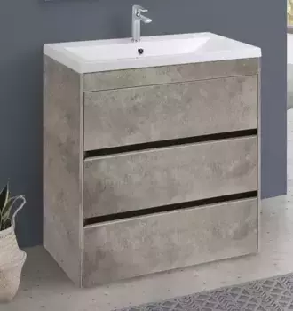 Тумба с раковиной «Art&Max» Family 90 (Am-lav 90) Cemento Veneto