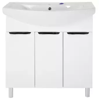 Тумба с раковиной «ASB-Mebel» Мессина 80/3 (Балтика 80) белая