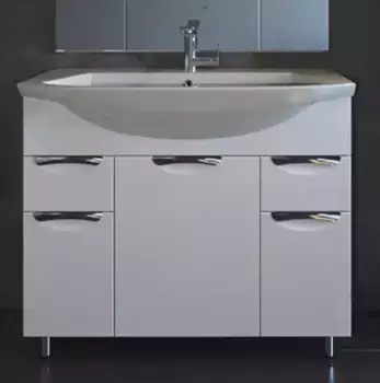 Тумба с раковиной «ASB-Mebel» Мессина 80 (Балтика 80) белая