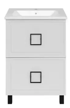 Тумба с раковиной «ASB-Mebel» Санта 60 (Odensvik 60) белая