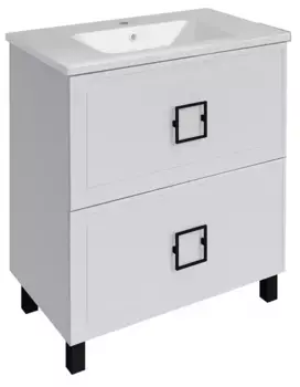 Тумба с раковиной «ASB-Mebel» Санта 80 (Odensvik 80) белая