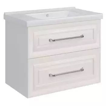 Тумба с раковиной «ASB-Mebel» Валенца 80 (Harmonia 80) подвесная слоновая кость