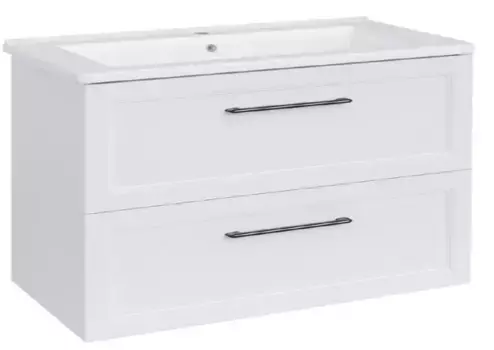 Тумба с раковиной «ASB-Woodline» Белмонти 85 (Оскар 85) подвесная ясень