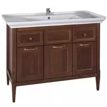 Тумба с раковиной «ASB-Woodline» Гранда 105 (Дуглас 105) антикварный орех