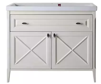 Тумба с раковиной «ASB-Woodline» Монте 100 (Фостер 100) благородный бежевый