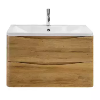 Тумба с раковиной «Belbagno» Acqua 80 (BB800/455-LV-MR-ALR) подвесная Rovere Rustico