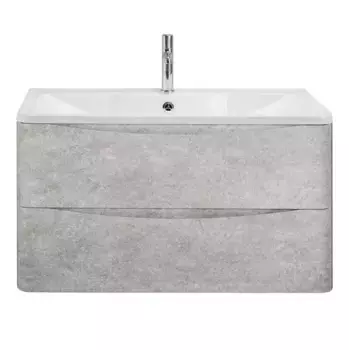 Тумба с раковиной «Belbagno» Acqua 80 (BB800/455-LV-MR-ALR) подвесная Cemento Verona Grigio