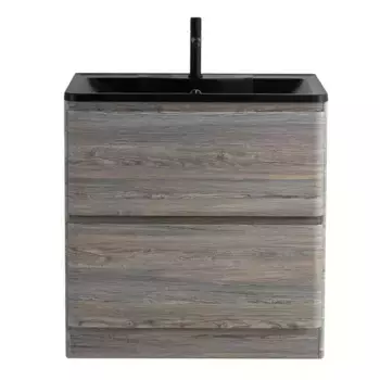 Тумба с раковиной «Belbagno» Albano 100 (BB1000/455-LV-ART-ALR-NERO) Pino Scania