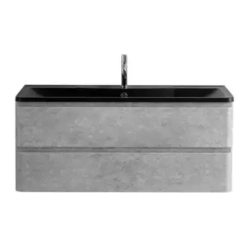 Тумба с раковиной «Belbagno» Albano 120 (BB1200/455-LV-ART-ALR-NERO 120/45) подвесная Cemento Verona Grigio