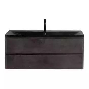 Тумба с раковиной «Belbagno» Albano 120 (BB1200/455-LV-ART-ALR-NERO 120/45) подвесная Robere Nature Grigio