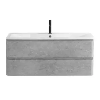 Тумба с раковиной «Belbagno» Albano 120 (BB1200/455-LV-MR-ALR) подвесная Cemento Verona Grigio