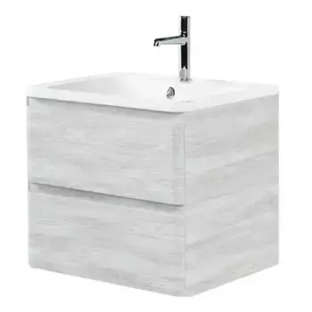 Тумба с раковиной «Belbagno» Albano 70 (BB700/455-LV-MR-ALR) подвесная Rovere Vintage Bianco